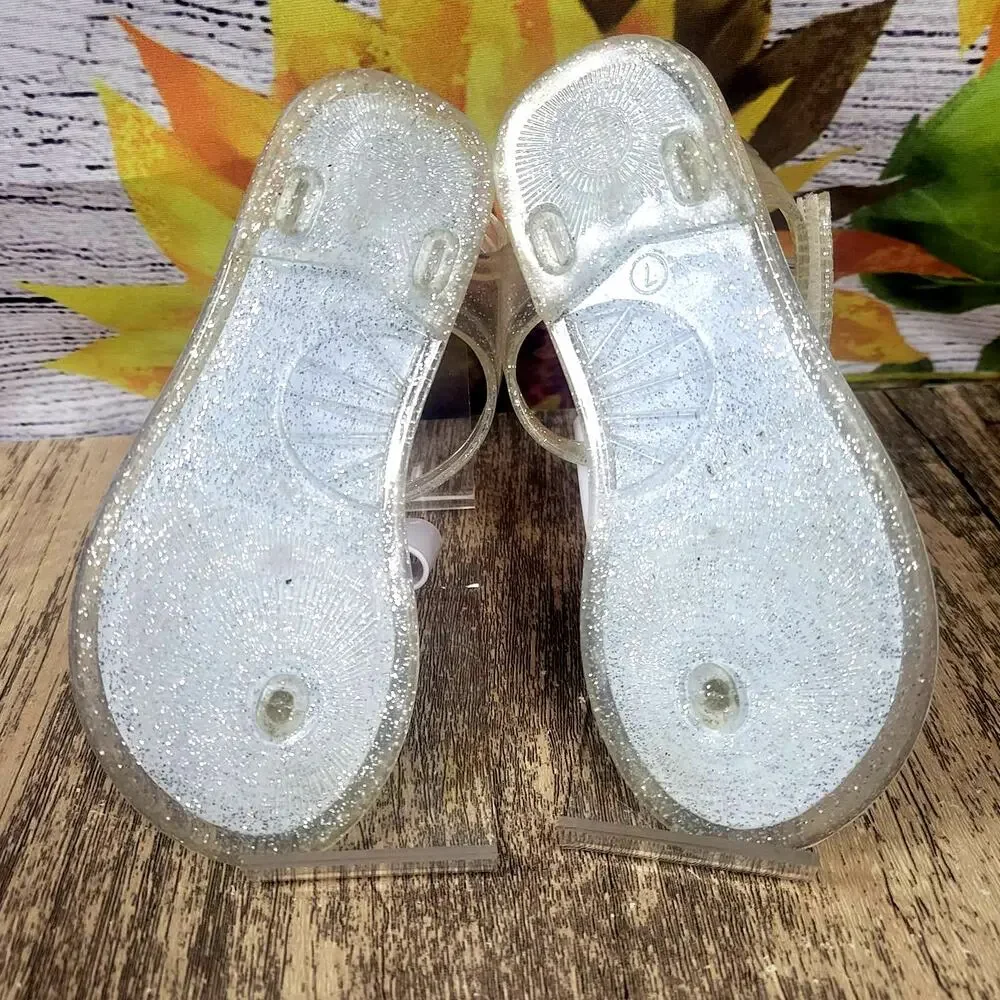 Wonder Nation Baby‎ Girl's Jelly Sandal Size 7